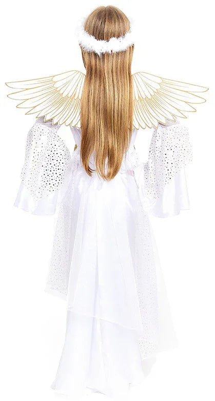 Disfraz de Angel Navideño para Niña Ángeles Partilandia